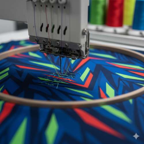 Embroidery detail