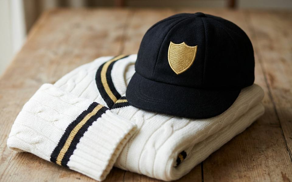 Embroidered Caps & Polos for cricket