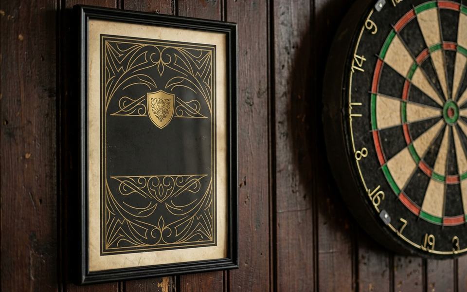 Pub Posters & Banners for darts, pool & bowls