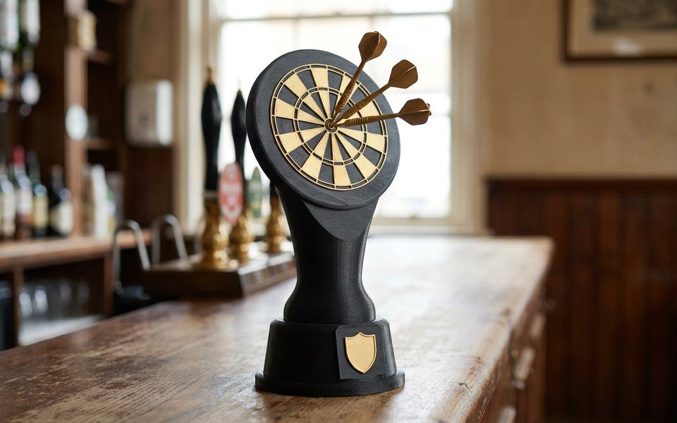 League Trophies for darts, pool & bowls